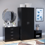 Alina Bed Room Set in Black