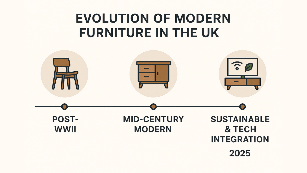Evolution of Modern Furniture in the UK