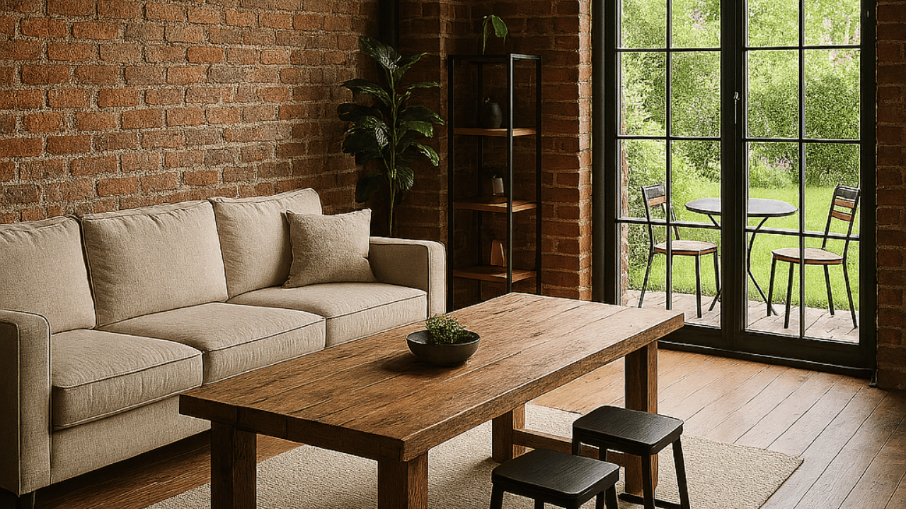 Industrial loft interior photo