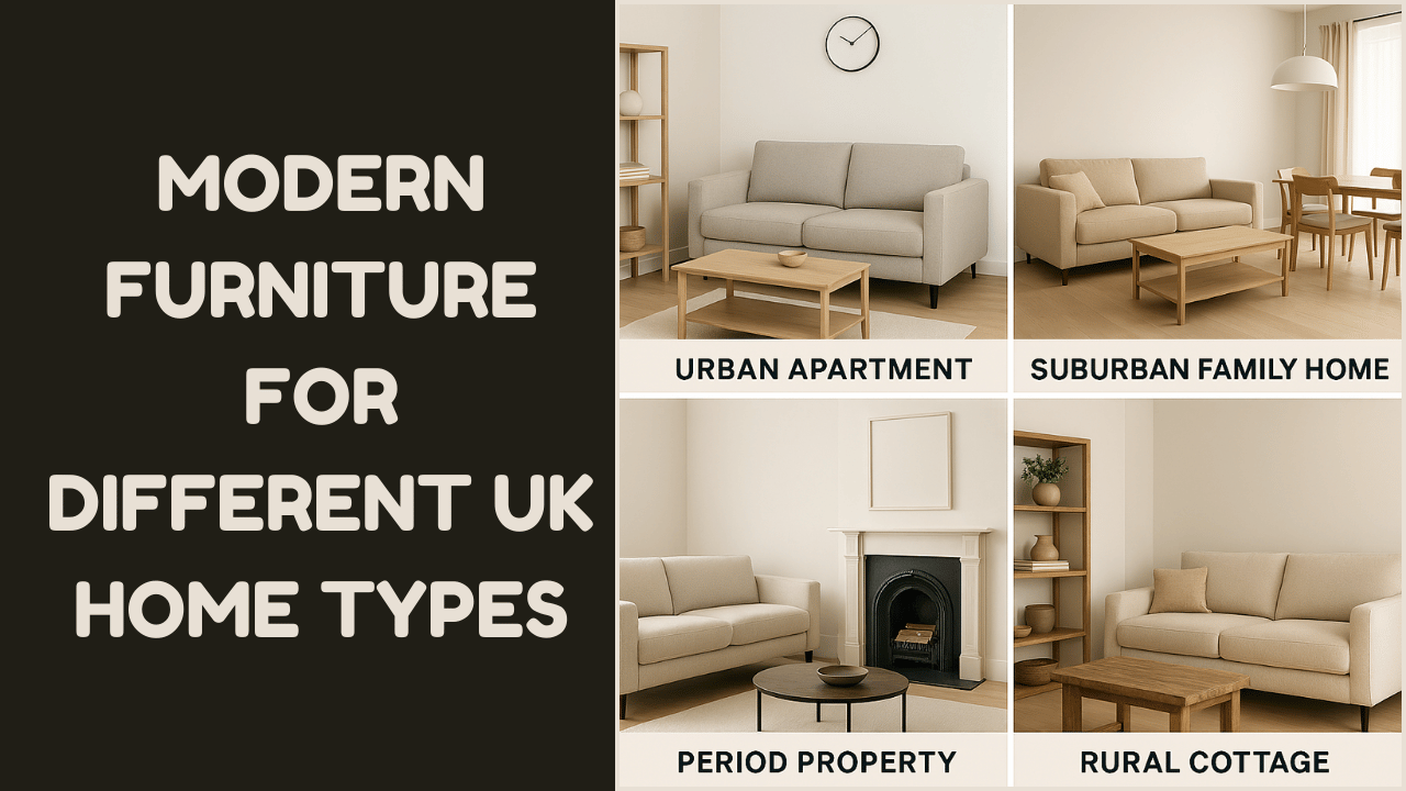 Modern Furniture for Different UK Home Types