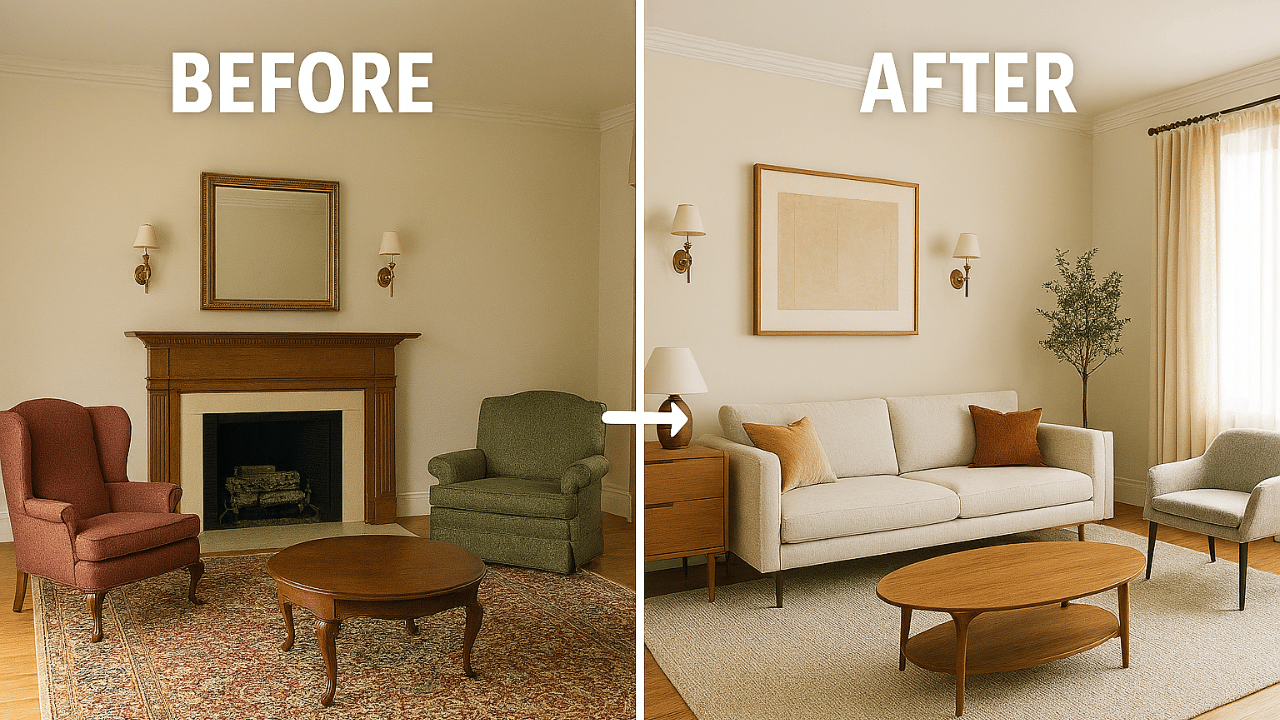 Modern Furniture with Existing Decor