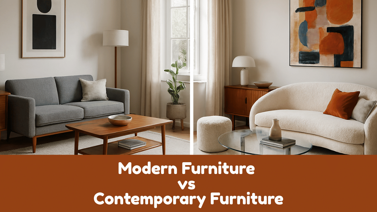 Modern Furniture vs Contemporary Furniture: Complete Guide 1 Modern Furniture vs Contemporary Furniture