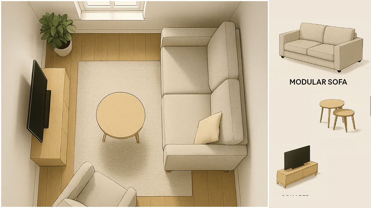 Modern Furniture Ideas for Small UK Homes 5 Small Living Rooms layout