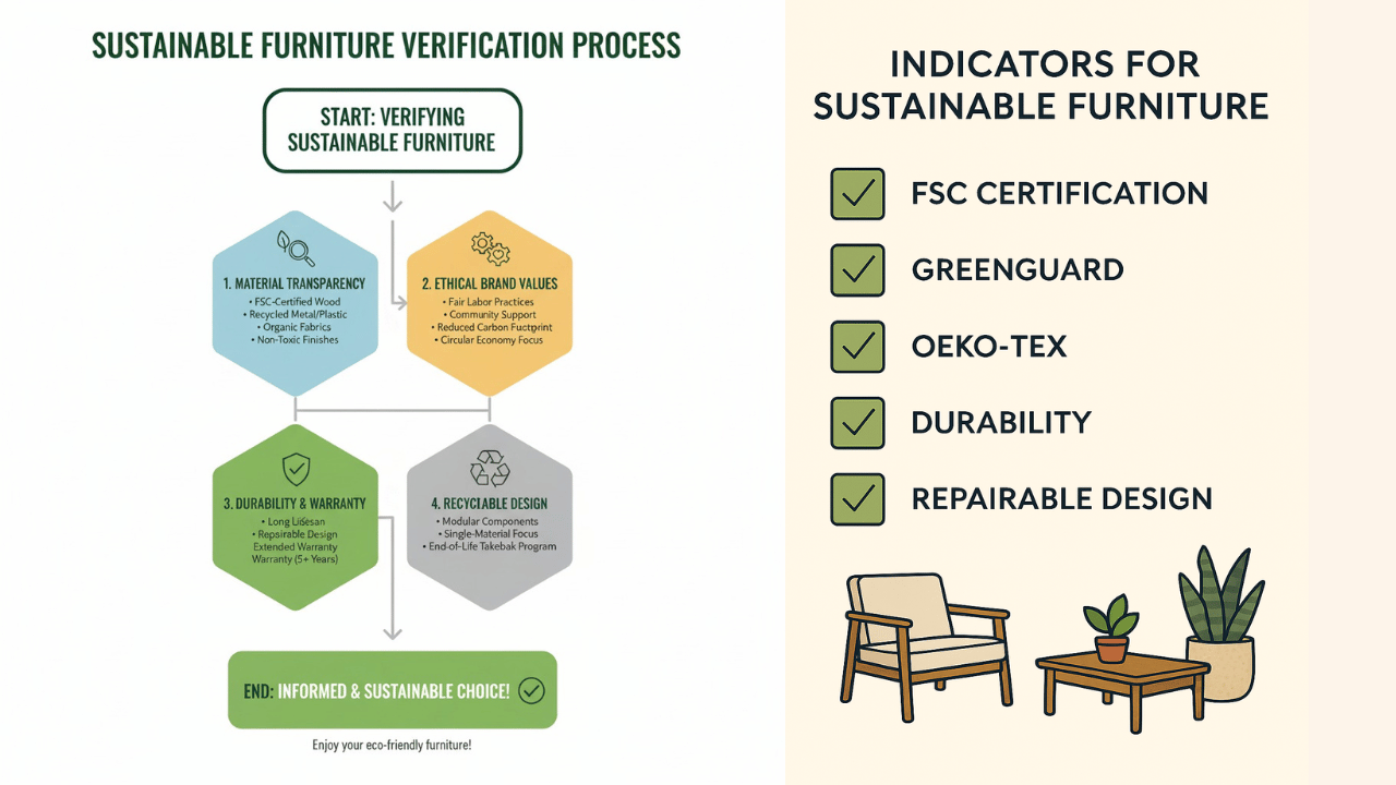 identify and trust truly sustainable furniture Uk