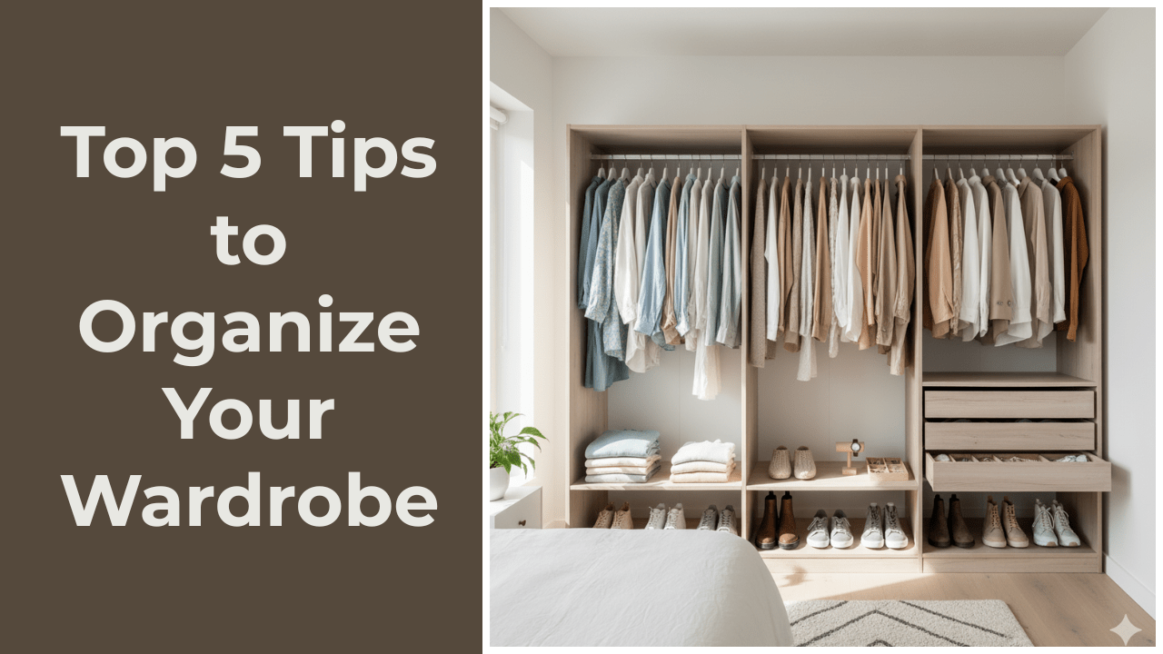 5 Tips for modern UK wardrobe Organisation