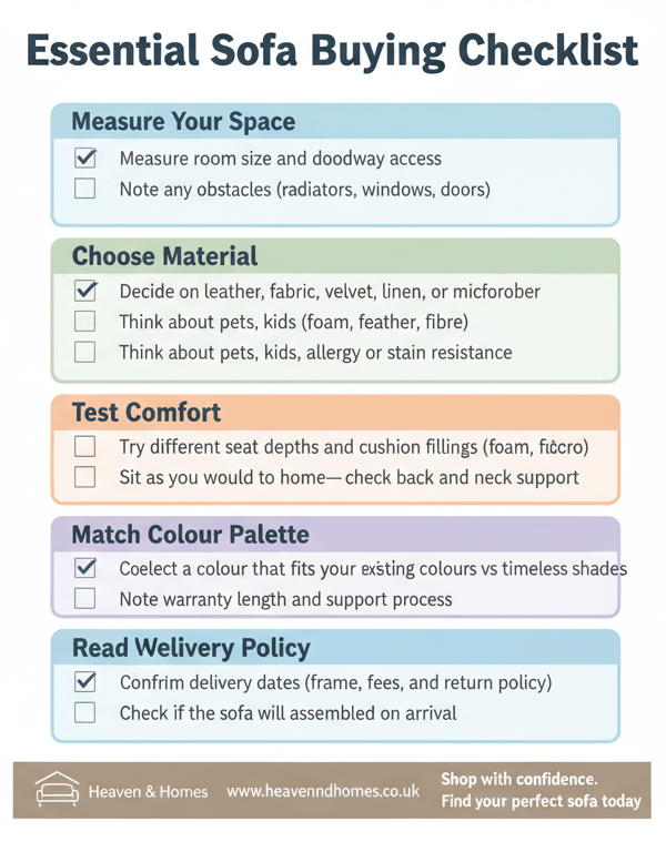 Guide to Buying, Trends & Comparison for Sofas UK 3 How to Choose the Right Sofa Size for Your Room
